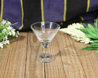 Clear 4in tall Martini Glass Drink and Barware Dining Serving