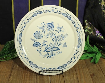 Corelle Blue Danube Ceramic Dinner Plate 10.5in (Single Plate) Dining Serving Kitchen