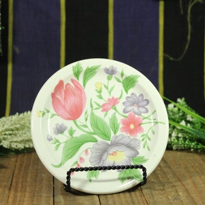 Flower Print Ceramic Home Decorative Display Plate