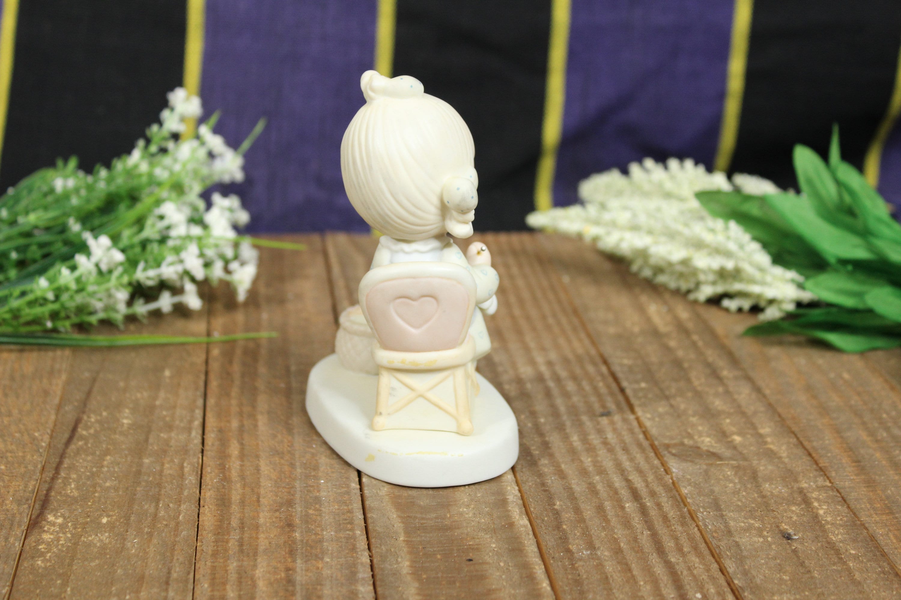 Precious Moments Mother Sew Dear Porcelain Thimble - Collectible Keepsake