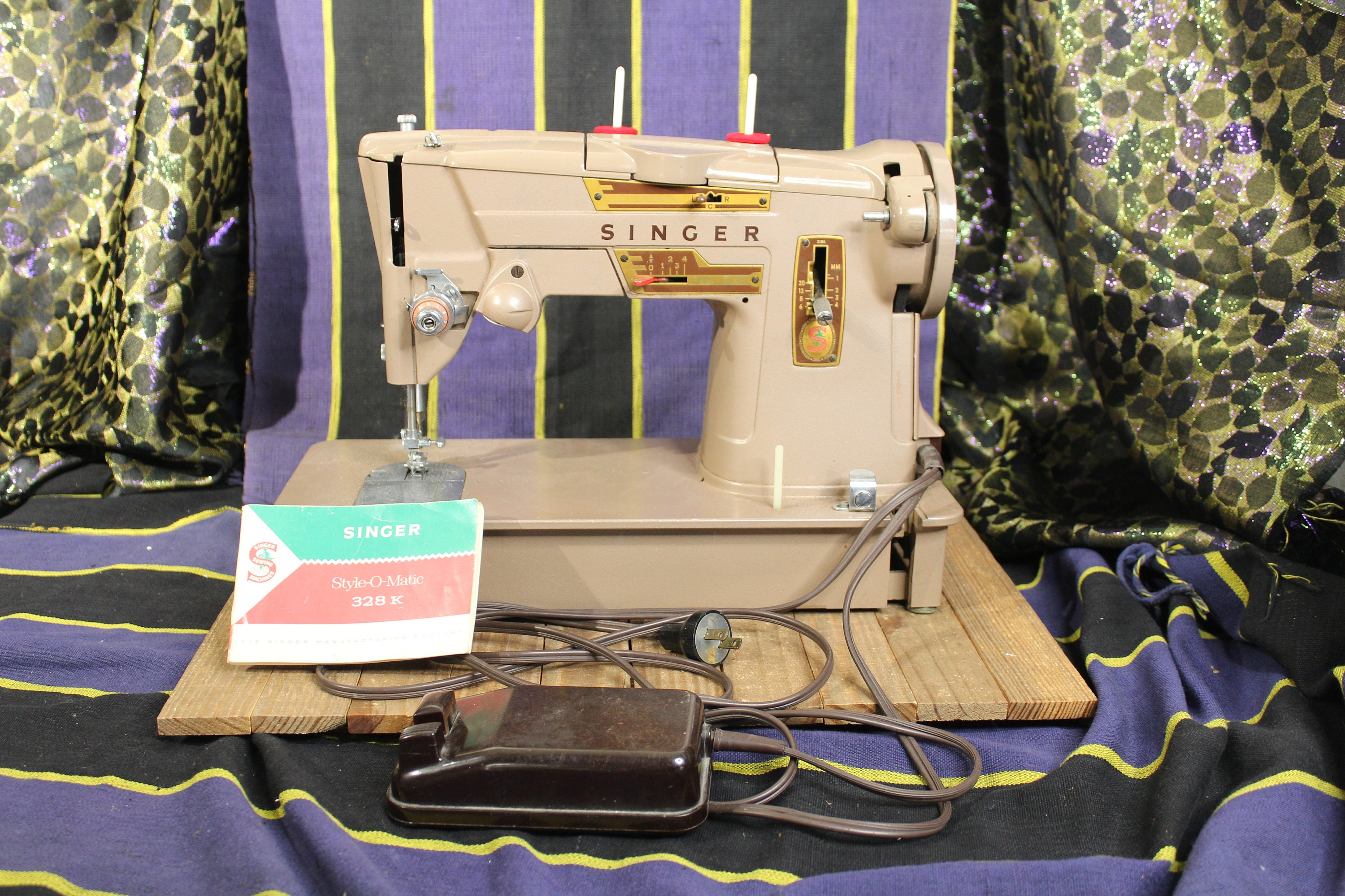Vintage Singer Styleomatic 328K Metal Electric Sewing Etsy