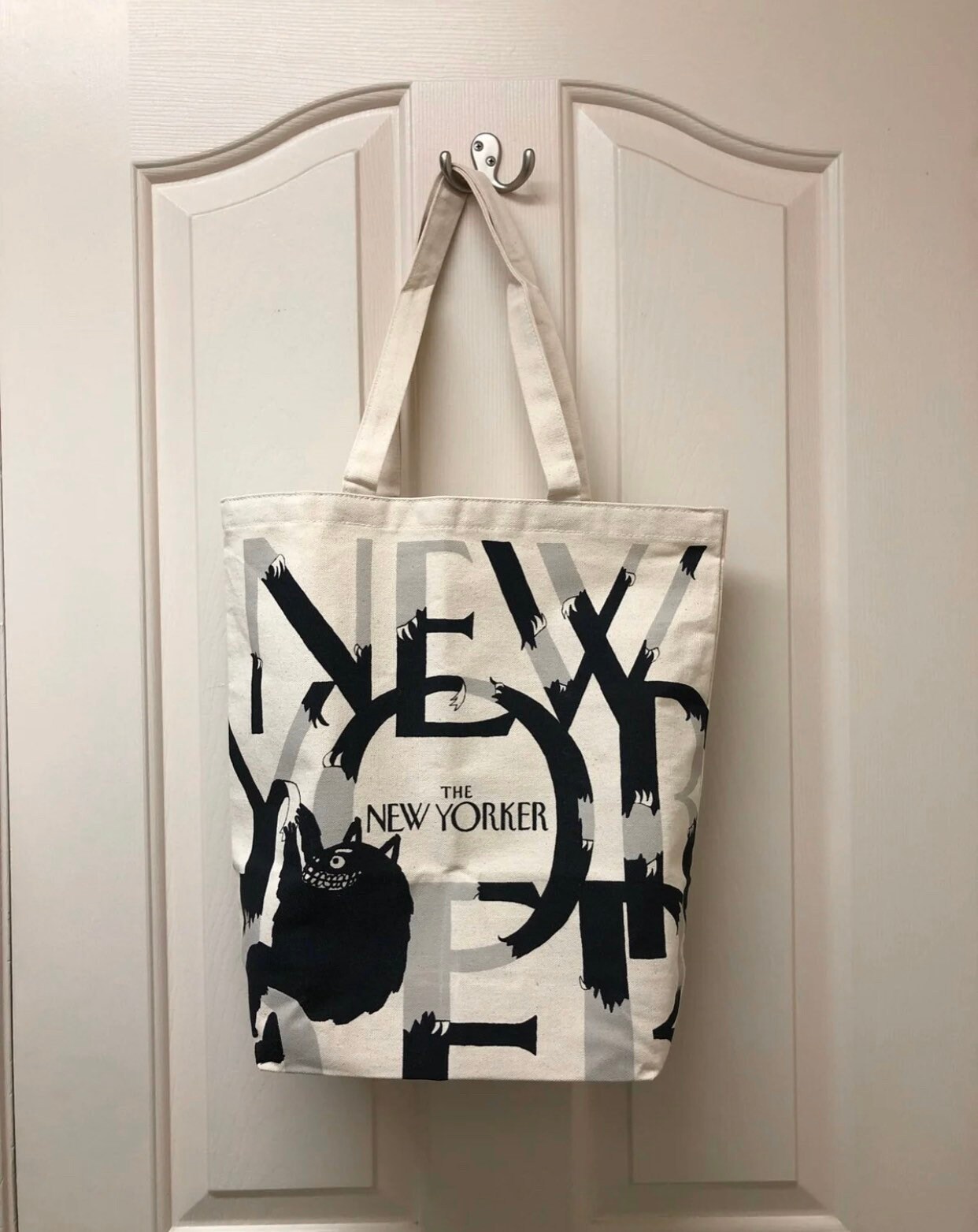 Nordic The New Yorker City Magazine Women Shopping Bags Double Print Casual  Shopper Bag Lady Canvas Tote Leaf Travel Handbag - AliExpress