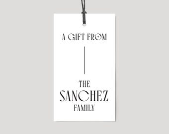 Personalized Gift Tags (Minimalist, Classic)