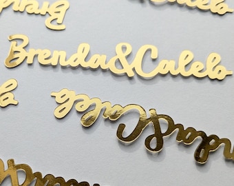 Personalized Couple Confetti (50 pieces)