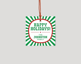 Personalized Gift Tags (Starburst)