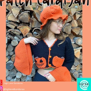 The Pumpkin Patch Cardigan - Crochet PDF Pattern