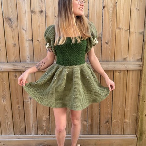 Robe à pois sucrés - Patron PDF au crochet