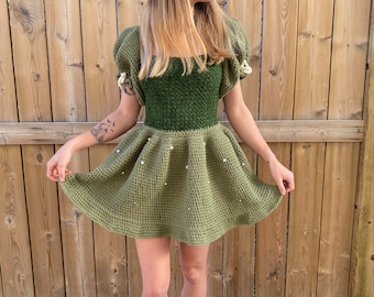 Sweet Pea Dress - Crochet PDF Pattern