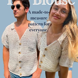 The Blouse - Crochet PDF Pattern