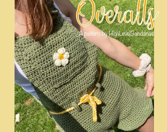 The Apple Blossom Overalls - Crochet PDF Pattern