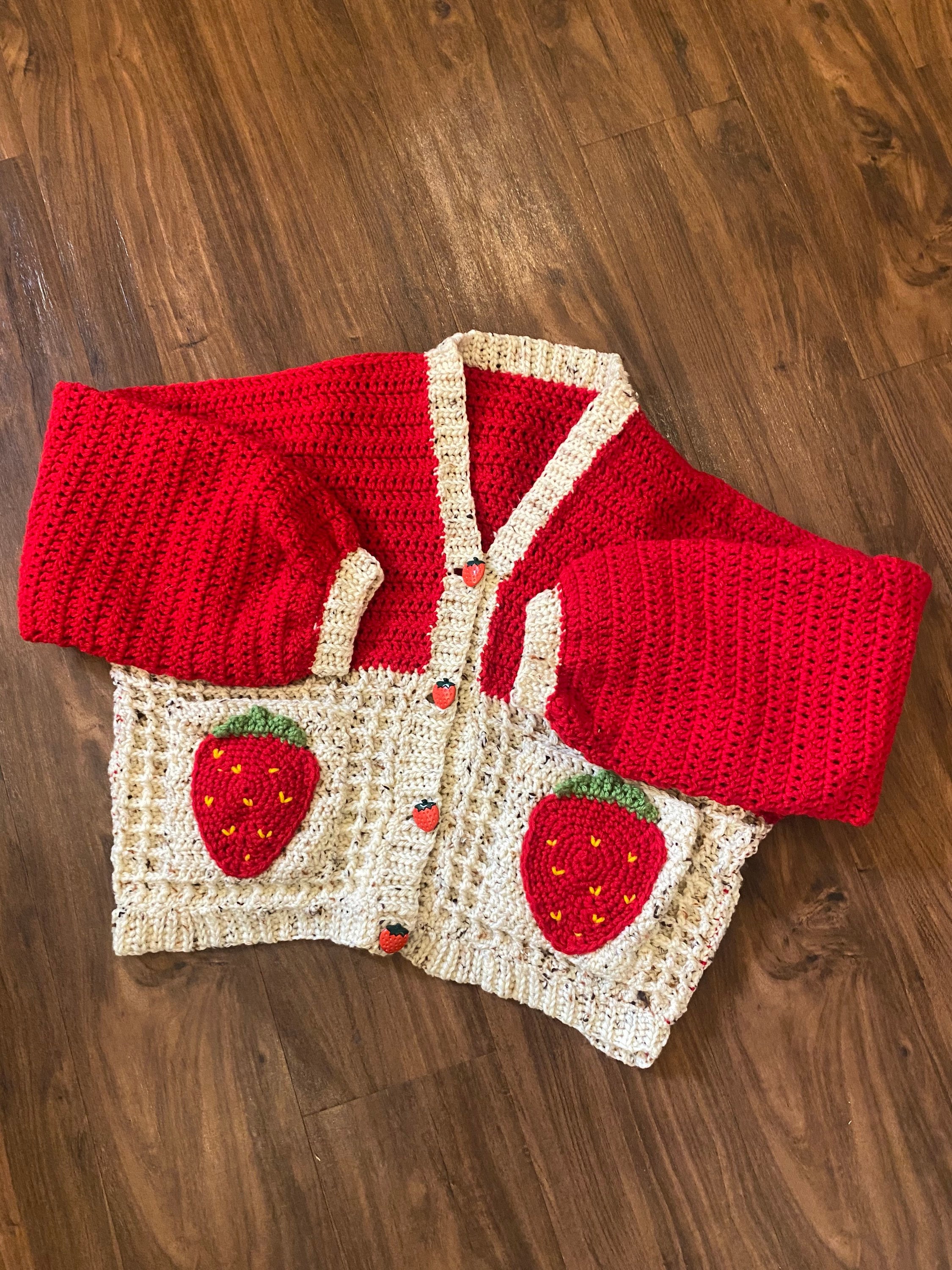 The Fruit Cardigan Trio - Crochet PDF Patterns - Etsy