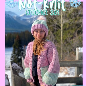 The Not-Knit Set: Crochet & Toque! - PDF Crochet Pattern
