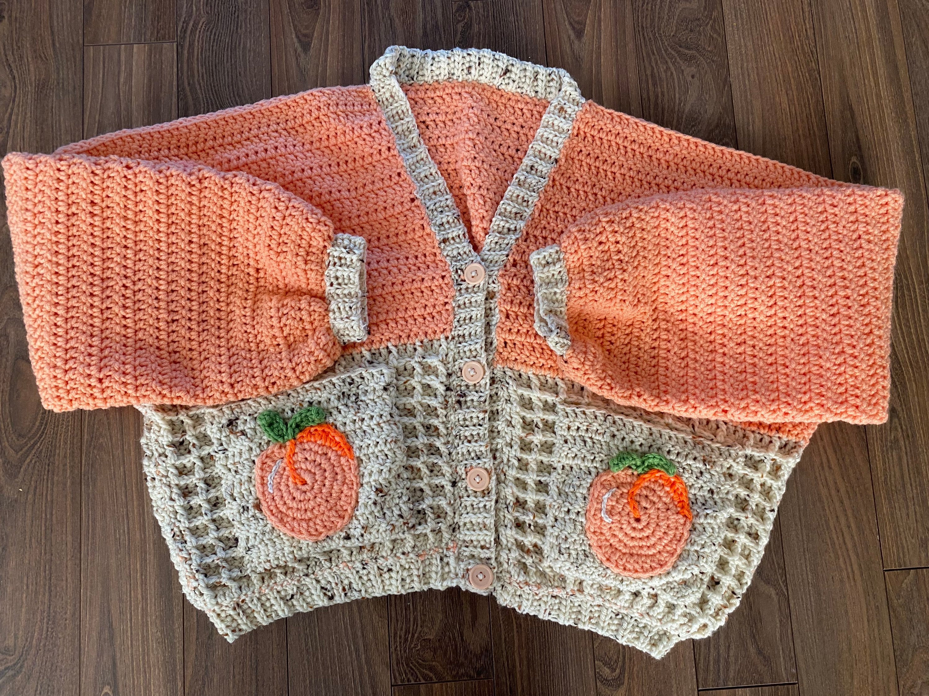 The Fruit Cardigan Trio - Crochet PDF Patterns - Etsy