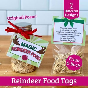 Magic Reindeer Food Printable Tags Printable Magical Reindeer Food