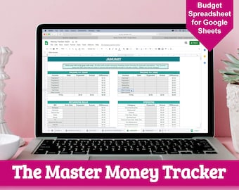 Budget Spreadsheet for Google Sheets - The Master Money Tracker