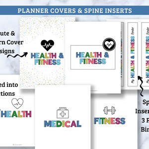 Hälso- och fitnesspärm - Håll koll på information och mål om hälsa, fitness och medicin! bild 2