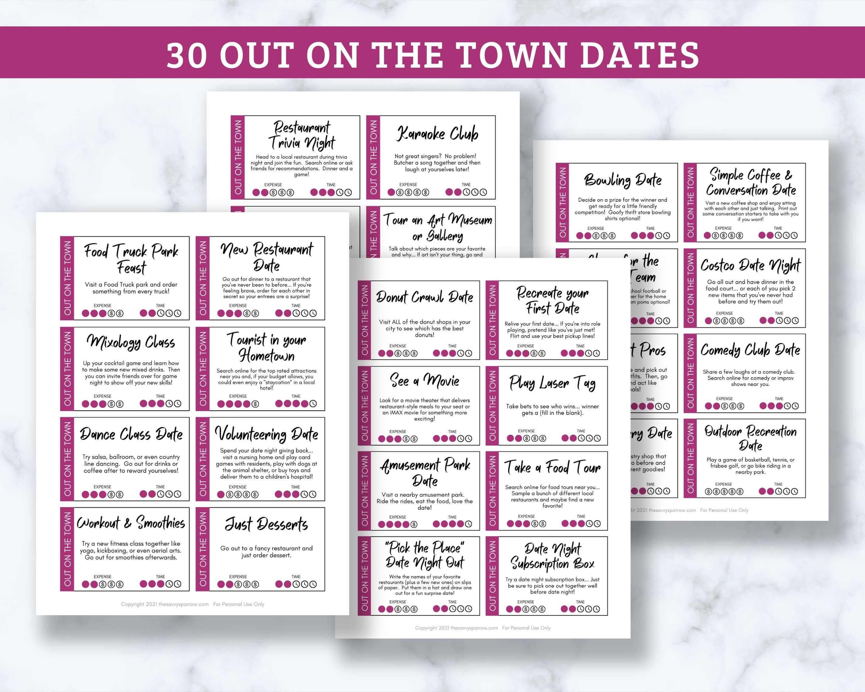 Free Printable Date Night Cards & Date Ideas - Play Party Plan