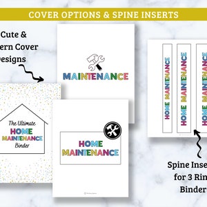 The Ultimate Home Maintenance Planner - Home Maintenance Binder with Maintenance Checklist and Tracker - version 2.0 image 2