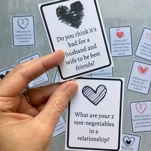 Conversation Starters for Couples - 135 Printable Conversation Cards ...