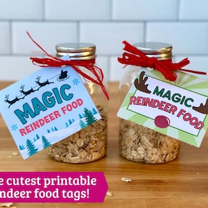 Magic Reindeer Food Printable Tags Printable Magical Reindeer Food