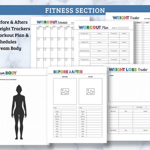 Hälso- och fitnesspärm - Håll koll på information och mål om hälsa, fitness och medicin! bild 5