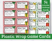 Printable Christmas Saran Wrap Ball Game Challenge Cards - Printable Cards to Add to Your Saran Wrap Ball - 14 Fun Challenges!