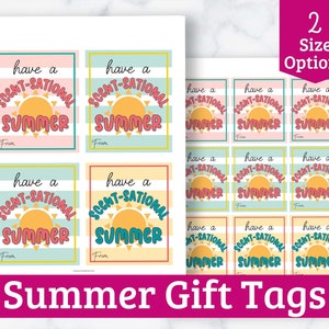 Summer Gift Tags Printable - Have a Scent-sational Summer Gift Tags for Candles, Body Lotion, etc. - End of the Year Teacher Gift Tags