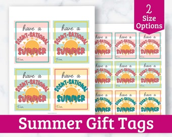 Summer Gift Tags Printable - Have a Scent-sational Summer Gift Tags for Candles, Body Lotion, etc. - End of the Year Teacher Gift Tags