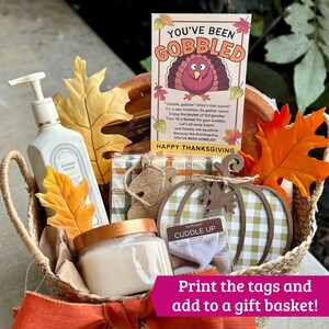 You've Been Gobbled Printable Tags for Thanksgiving - You've Been ...