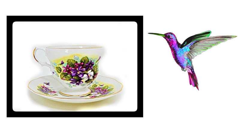 Blessing Set Vintage Teacup Candle