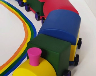 Toy Story Rainbow train custom replica