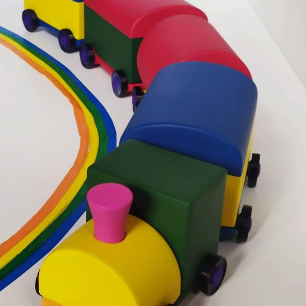 Wood Train Toy - Etsy