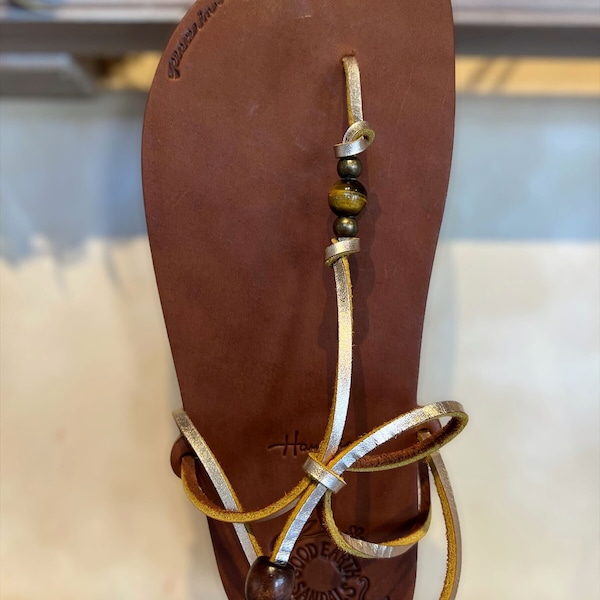 Hand Made Leather Paia Sandal - Made in Hawaii