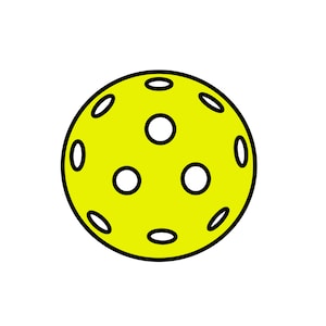 Téléchargement numérique simple de pickleball PNG, JPEG, SVG, ensemble de cliparts numériques imprimables