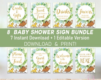 lion baby shower theme