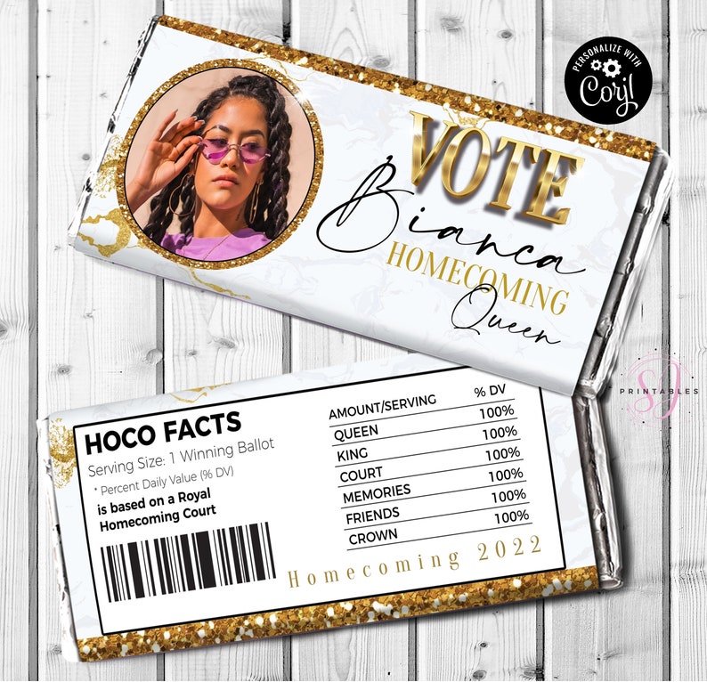Homecoming Hershey Candy Wrapper, Homecoming Queen, Hoco 2023, Candy ...