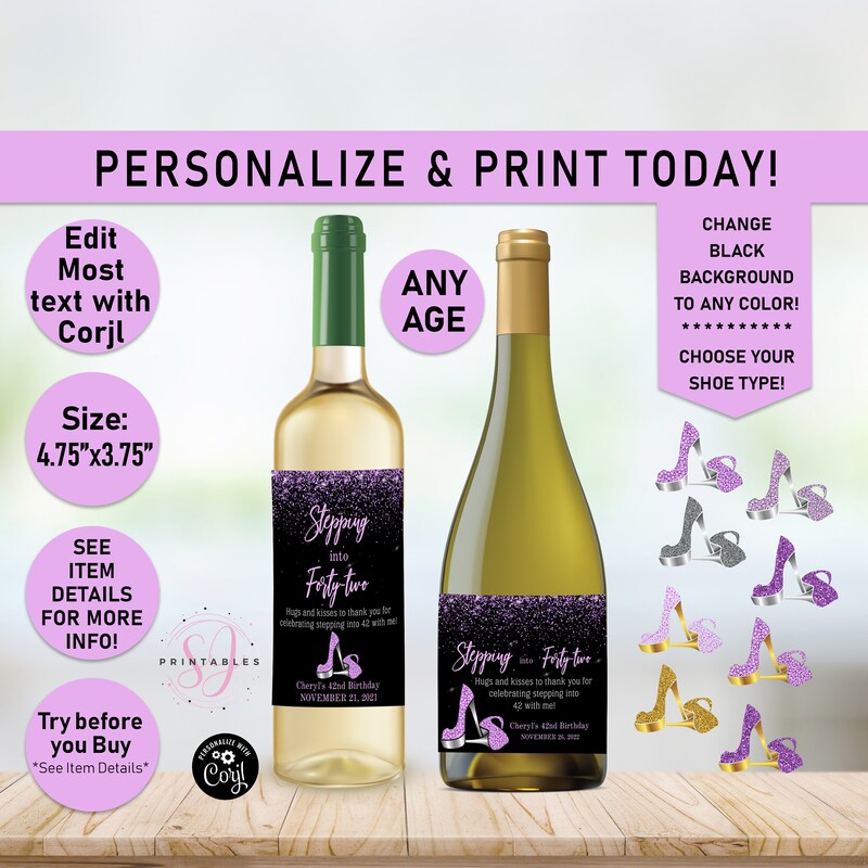 Stella Rosa Label Template Stella Rosa Label - Etsy