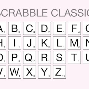 Scrabble Tiles Svg, Scrabble Tiles Svg Files for Cricut, Scrabble Tiles Clipart, Scrabble Letters Svg, Scrabble Svg, Scrabble for Cricit