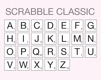 Scrabble Tiles Svg, Scrabble Tiles Svg Files for Cricut, Scrabble Tiles Clipart, Scrabble Letters Svg, Scrabble Svg, Scrabble for Cricit