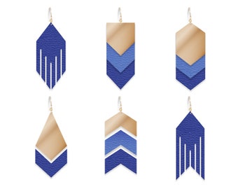 Earring SVG, Fringe Earrings svg, Chevron earrings svg, Leather Earrings svg, Arrow earrings svg, Cricut earrings, Silhouette Earrings