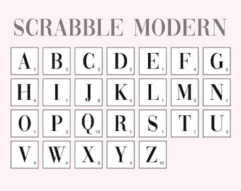 Scrabble tegels Svg, Scrabble tegels Svg-bestanden voor Cricut, Scrabble tegels Clipart, Scrabble Letters Svg, Scrabble Svg, Scrabble voor Cricit