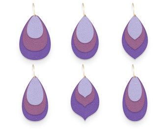 Earrings SVG, Earring svg, Teardrop earrings svg, Faux Leather Earrings svg, Leather earrings svg, svg files for cricut