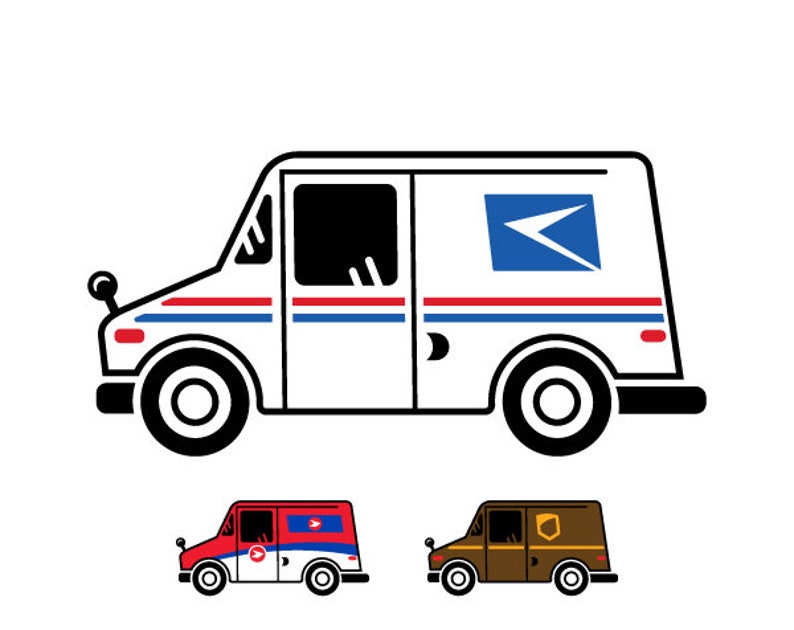 Free Free 242 Usps Truck Svg Free SVG PNG EPS DXF File