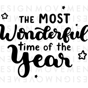 Wunderschöne Zeit des Jahres SVG Weihnachtshandschrift Zitat! Schneidedatei für Silhouette und Cricut Schneidemaschinen, Passage