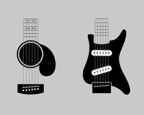 Download Guitar SVG file for Tumblers electric guitar svg guitar | Etsy