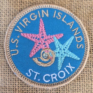 Starfish St. Croix Patch, US Virgin Islands Patch, Starfish Patch, St. Croix Patch, St. Thomas Patch, St. John, Starfish USVI Island Patch