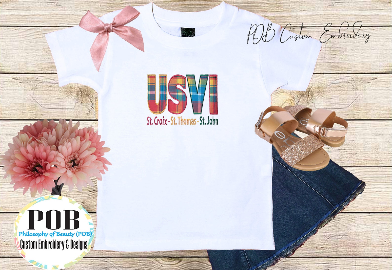 US Virgin Islands Shirt Island Shirt Vacation Madras Shirt Etsy