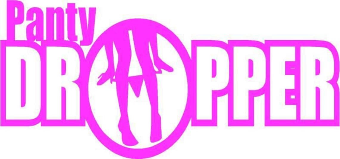 Panty dropper vinyl decal Etsy