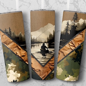 Angeln Camo V Split, Land Skinny Tumble Wrap Design, Sublimation png, sofortiger Download, 300 dpi, Sublimationsdesigns, kommerzielle Nutzung,