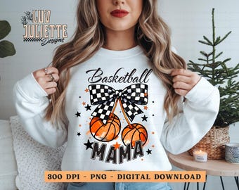 Mamá de baloncesto PNG, Lazo de leopardo de tablero de ajedrez PNG, Diseño de sublimación para mamá de deportes atléticos, Camiseta de mamá para el día del juego de moda PNG, Mamá de moda PNG